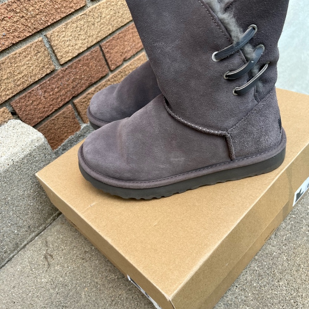 UGG Women's Charcoal Suede Winter Boots